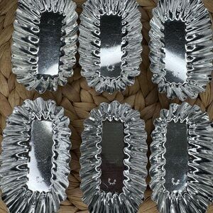 Vintage Swedish Fluted Tart Shell Pastry tin Molds